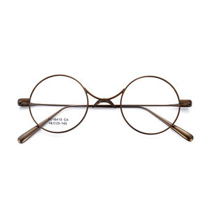Lunettes de luxe à monture métallique pour femmes, vente en gros, de bonne qualité, rondes - Product Image 3