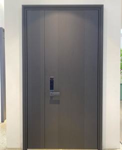 Nhà bên ngoài lối vào an ninh pivot cửa an toàn phía trước cổng chính rèn nhôm tấm cửa ra vào - Product Image 3