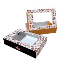 Boîte d'emballage en papier de luxe personnalisée pour sushi gâteau à emporter à emporter boîte d'emballage magnétique en papier pour sushi feuilleté crêpes avec inserts et D