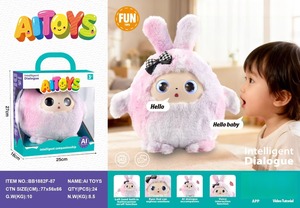 ตุ๊กตา AI อินเทอร์แอคทีฟ ของเล่นหุ่นยนต์พูดคุยได้หลายภาษา สำหรับเด็กเพื่อการศึกษาและพัฒนาการเรียนรู้ตั้งแต่ปฐมวัย ทำจากใยฝ้าย PP - Product Image 6