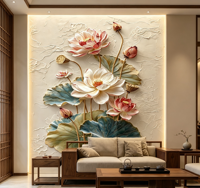 Panneau mural imprimé en 3D UV, plaque décorative en PVC marbré en relief, revêtement mural intérieur imperméable pour la décoration de la maison