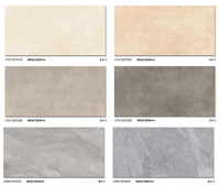 Carrelage en porcelaine effet béton gris mat pour sol et mur de cuisine et salle de bain, 450x900mm, JYG49727F