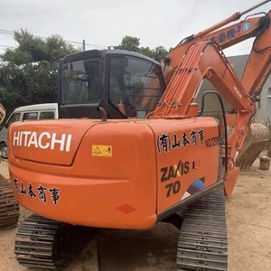 Excavadora Hitachi ZX70 Usada Original, Modelo 2010, 7 Toneladas de Peso Operativo, Maquinaria de Construcción con Bomba y PLC en Venta - Product Image 1