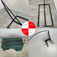 Baru datang hitam atau putih logam latar belakang bingkai kait busur lampu lampu lengkungan berdiri untuk luar ruangan pernikahan dekorasi