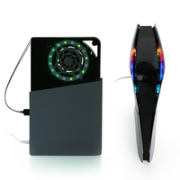 Konsol Game Universal, lampu dekorasi RGB warna-warni lingkaran suasana untuk PS5 /Pro/ramping