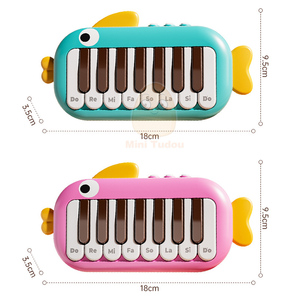 Enfant en bas âge Instruments de musique pour la petite <span class=keywords><strong>enfance</strong></span> Jouet éducatif précoce Apprentissage de la musique B/O <span class=keywords><strong>Piano</strong></span> de poche portable - Product Image 6