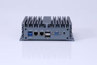 Mini-ordinateur industriel sans ventilateur HVAEIPC Intel Celeron N100/i3, SSD DDR4, 4 cœurs, double LAN, port série, contrôle d'automatisation, 64 Go
