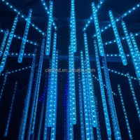 Accessoires de fête, lumières de scène à tube météore 360°, IP67, 0,5 m, 24 V, vente en gros, lumière LED pixel, discothèque, parc à thème, décoration de festival