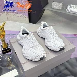 Chaussures de Skateboard et de Basketball Noires de Haute Qualité en Cuir de Vachette et Fibre de Polyester, Tendance Mode, Marque Monday - Product Image 3