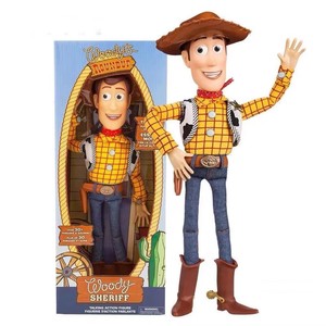 Muñeco de PVC <span class=keywords><strong>Woody</strong></span> Tris de Toy Story, Eléctrico, Camina y Habla, con Alas, para Niños de 0 a 24 Meses, en Empaque Original - Product Image 1