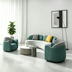 <span class=keywords><strong>Canapé</strong></span> moderne à une place, confortable, rembourré en <span class=keywords><strong>mousse</strong></span>, en tissu, <span class=keywords><strong>pour</strong></span> le salon - Product Image 4