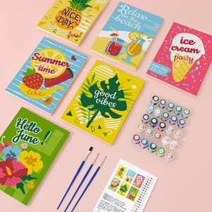 Set di 6 pezzi di vernice personalizzata con numeri <span class=keywords><strong>per</strong></span> adulti, <span class=keywords><strong>Kit</strong></span> di pittura su tela Multi pannello <span class=keywords><strong>per</strong></span> la decorazione della casa - Product Image 3