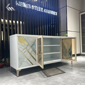 Gabinete creativo de estilo de contenedor Industrial para el hogar, sala de estar, <span class=keywords><strong>bar</strong></span>, muebles, gabinete de <span class=keywords><strong>TV</strong></span>, gabinete de almacenamiento de hierro forjado - Product Image 6