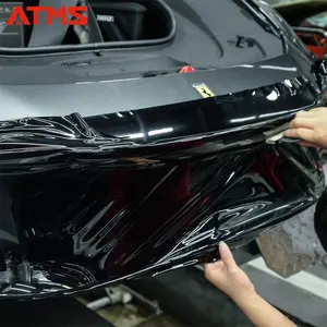 Free Sample 1.52*15 Color Changing Tpu Ppf Paint Protection Film Gloss Black Coloured Ppf Tpu 7.5 Mils