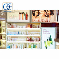Présentoir de comptoir de parfum Kiosque d'affichage de parfum Cabinet d'affichage de parfum pour la parfumerie à chaînes Design de magasin entier