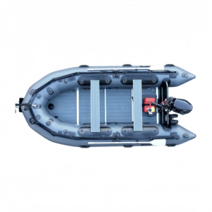 เรือยางเป่าลม PVC/Hypalon ขนาด 430 ซม. ขายดีที่สุด ได้รับการรับรองมาตรฐาน CE เรือตกปลาที่ทนทานสำหรับใช้งานในทะเลสาบ แม่น้ำ และชายฝั่ง - Product Image 5