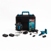 Niveau laser rotatif à nivellement automatique vert 360 4D 16 lignes outils de mesure d'arpentage laser à lignes croisées outils de construction