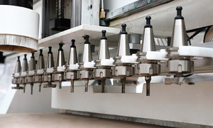 Huahua SKG-812M chất lượng ổn định CNC Router Máy Khắc gỗ với tuyến tính loại công cụ Tạp Chí - Product Image 3