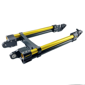 Nuevo Brazo Oscilante para <span class=keywords><strong>Motor</strong></span> de Vehículo Eléctrico, Modificación/Actualización, Doble Tubo, Aleación de Aluminio CNC Reforzada, Horquilla Plana Ajustable - Product Image 2
