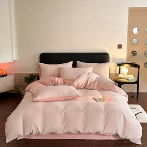 Ensemble de housse de <span class=keywords><strong>couette</strong></span> en coton de qualité supérieure, trois couches, jacquard, quatre pièces, vente en gros - Product Image 3