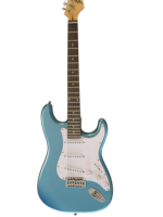 Guitare électrique ST S-S-S, manche en érable, touche en palissandre, corps en acajou, pour les passionnés de musique, performance professionnelle