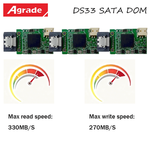 بطاقات ذاكرة DS33 أصلية من نوع SATA DOM، أقراص صلبة SSD بسعة 8 جيجابايت MLC SATAIII 5 فولت - Product Image 6