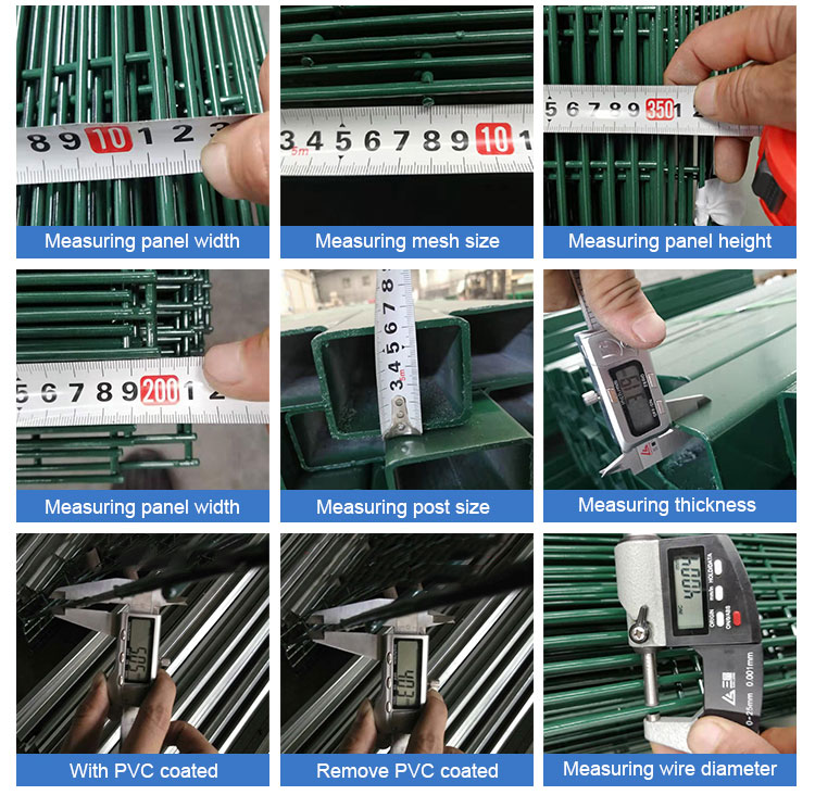 स्टील एंटी क्लाइंब 358 वायर मेष बाड़ लगाना उच्च सुरक्षा 8