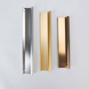 Poignées de porte et de tiroir de style moderne WEKIS, poignées dissimulées pour meubles, boutons de placard de cuisine, quincaillerie pour usage en entrepôt - Product Image 2