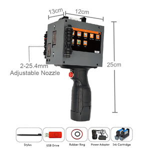 Smart Automatic Portable Handheld-Tinten strahl drucker mit 50mm großem Zeichen für Logo und Qr-<span class=keywords><strong>Code</strong></span> - Product Image 6