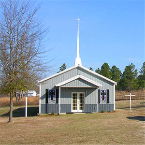 Modernes Design Vorgefertigte Stahl konstruktion gebäude für das Community Center des Kirchen saals - Product Image 3