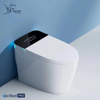 YF 2026 Kloset Duduk Modern Tanpa Bingkai, WC Keramik Higienis dengan Dudukan Soft Close dan Quick Release, Sistem Dual Flush Hemat Ruang untuk Kamar Mandi
