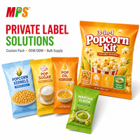 Sachets de sucre à l'huile et à l'assaisonnement 3 en 1, tout-en-un, collation de Popcorn, Caramel, lait, chocolat, Popcorn