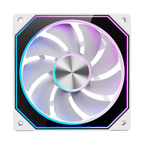 Ventilateur de boîtier PC AntarcChill 120 mm RGB ARGB 12 V, ventilateur de refroidissement CPU pour jeux, double connecteur 3 broches 4 broches, ventilateur de refroidissement LED PWM, usine OEM