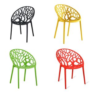 Silla de plástico barata para jardín, silla apilable para exteriores, silla de comedor de ocio Pp <span class=keywords><strong>sin</strong></span> brazo - Product Image 1