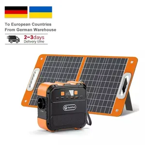 FlashFish EU US In Stock A101 110v 220v 230v 20000mah 120W Mini Portable Generator Station Solar Power Bank With Solar Panels