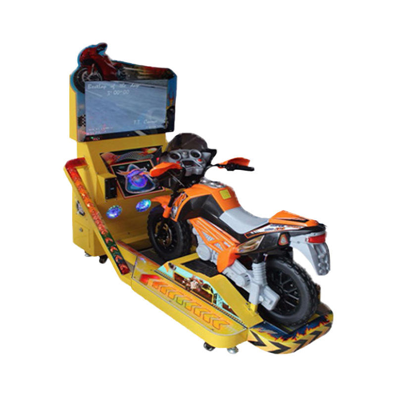 Solo jinete motocicleta máquina de carreras