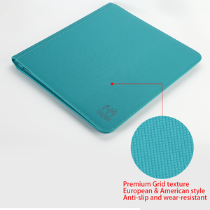   Protège-cartes durable et écologique à 12 pochettes pour 480+ cartes de jeu de société, avec fermeture éclair en PU pour double pochette - Product Image 4