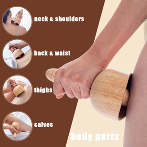 Rodillo de Masaje de Madera de Alta Calidad a Precio de Fábrica, <span class=keywords><strong>Copa</strong></span> <span class=keywords><strong>Sueca</strong></span> Gua Sha <span class=keywords><strong>para</strong></span> Drenaje Linfático y Masaje Corporal en Casa - Product Image 3