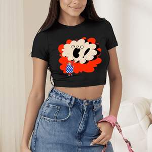 Image personnalisée "Débardeur à manches courtes pour femme fabriqué aux États-Unis" - Product Image 6