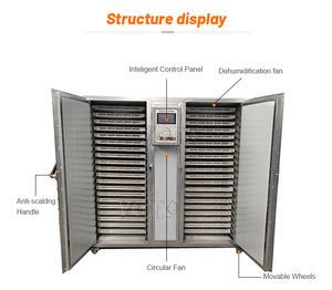 Deshidratador de Alimentos Eléctrico Sudáfrica 220V Máquina para Frutos Secos Secadora Industrial de Alimentos para Yuca - Product Image 6