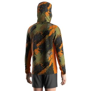 Chemise de pêche à manches longues Odm Eco-Friendly Uv  à séchage rapide UPF 50 avec capuche et protection pour le visage - Product Image 6