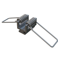 Lentille optique linéaire à extrusion pour module LED haute puissance 22W, en alliage d'aluminium rigide, encastrable, idéale pour bureaux et restaurants