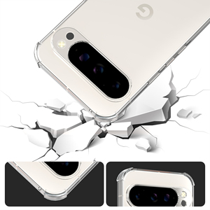 Coque de téléphone anti-chocs <span class=keywords><strong>Alpha</strong></span> Texture pour Google Pixel 9 Pro XL Clear Ultra Thin TPU Cover Anti-Drop Smartphone Back Cover - Product Image 5