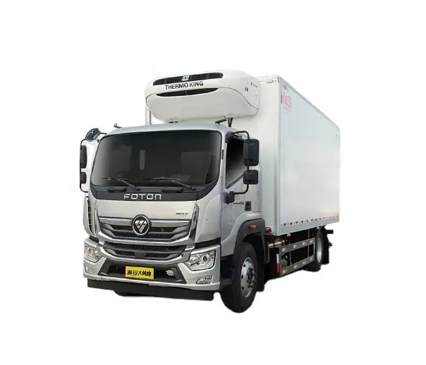 Medium Foton Aoling 190hp 4X2 5.6m Refrigerated Truck Cold Chain Logistics Cargo Delivery Vehicle