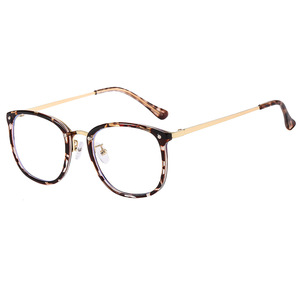 Unisex Rectangle <b>Eyeglasses</b> <b>Frames</b> Full Rim PC Lens Anti Blue Light Blocking Glasses For Daily Wear - Product Image 4