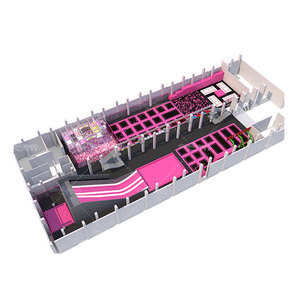 Parque de Trampolines Interior Dream Catch Personalizado de 800 Metros Cuadrados, Tobogán <span class=keywords><strong>Grande</strong></span> Comercial para Adultos, Cama Elástica de Salto Libre, Parque Infantil Suave para Niños - Product Image 2
