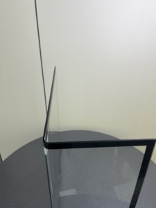 Vidrio curvado en forma de L de 90 grados, de calidad superior, transparente, para decoración de esquinas de gabinetes de baño. - Product Image 3