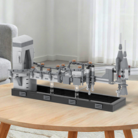 Ensemble de blocs de construction Space War Bespin Duel, kits DIY, briques MOC, jouets pour enfants, Mould king MOC2370
