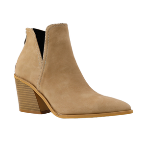 Nouvelles Bottes Courtes Slim Montantes Automne/Hiver 2025 à Talons Épais et Bout Pointu avec Semelle Extérieure en Caoutchouc - Tendance Mode Femme - Product Image 1