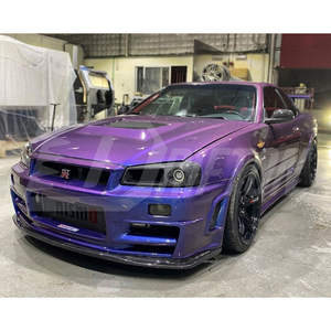 Toma de Aire para Faros Delanteros de Fibra de Carbono Seca R34 para Nissan R34 GTR GTT 1998-2002 - Product Image 3